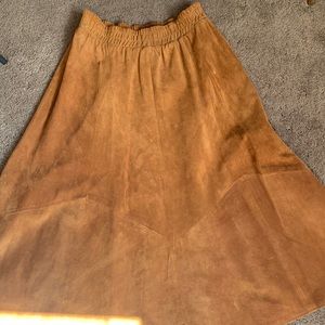 Leather Western Skirt
